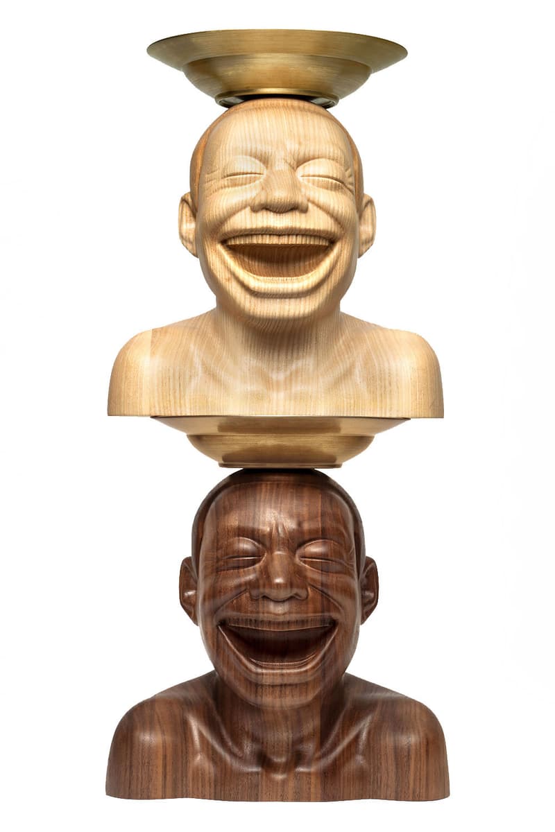 Yue Minjun Surplus Value Sculpture Release chinese contemporary artists smile marxism
