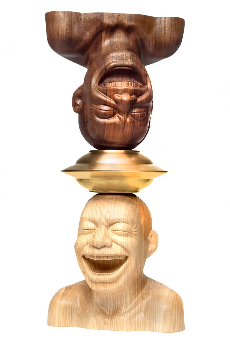 Yue Minjun Surplus Value Sculpture Release chinese contemporary artists smile marxism