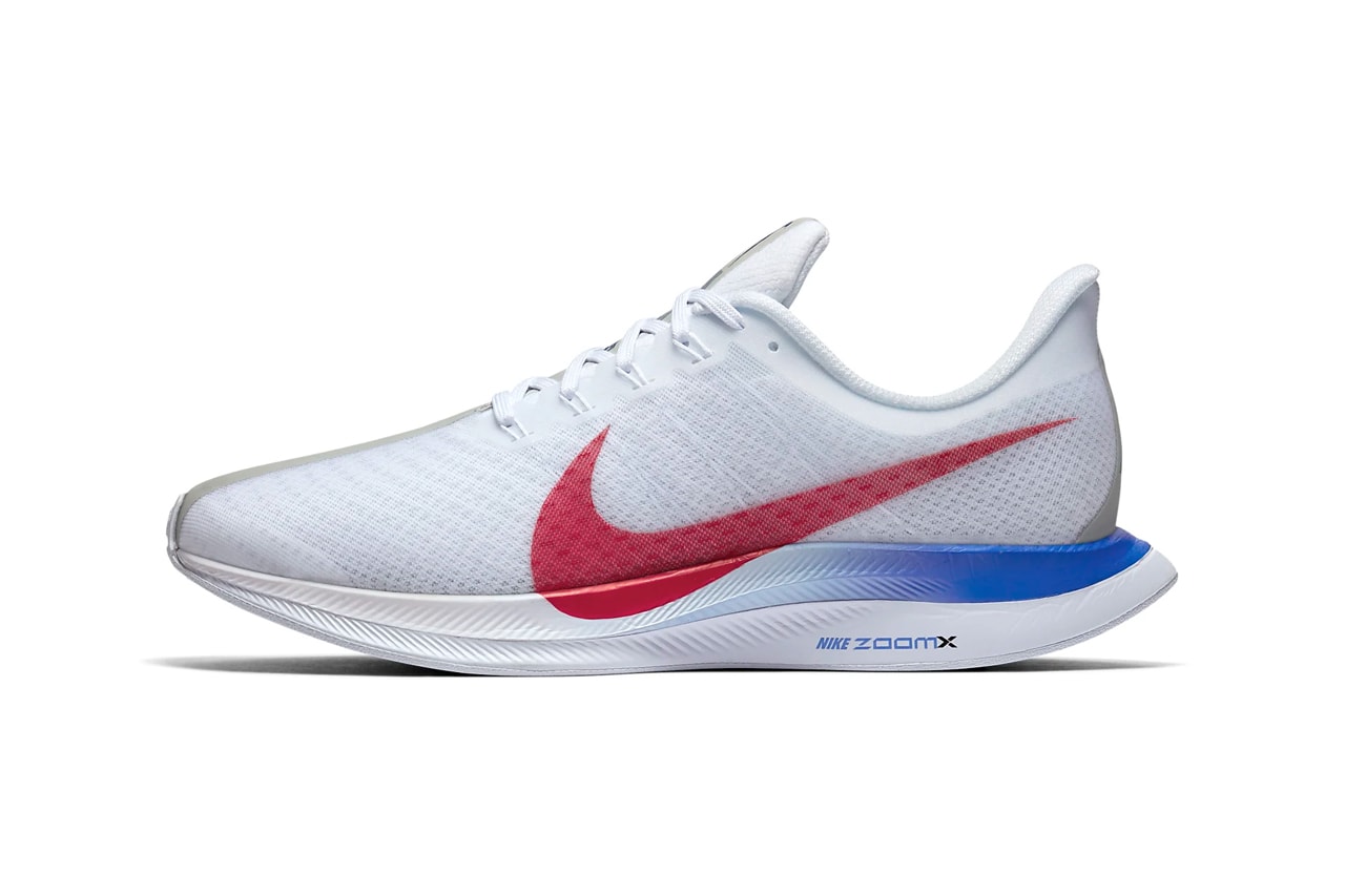 Nike Zoom Pegasus 35 Turbo BRS Release Info White Blue Red Swoosh Racer Lightweight