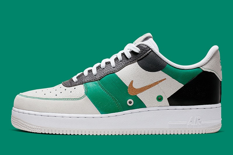 Nike Air Force 1 White/Metallic Gold-Black-Vast Grey Colorway nike air force 1 low tennis 