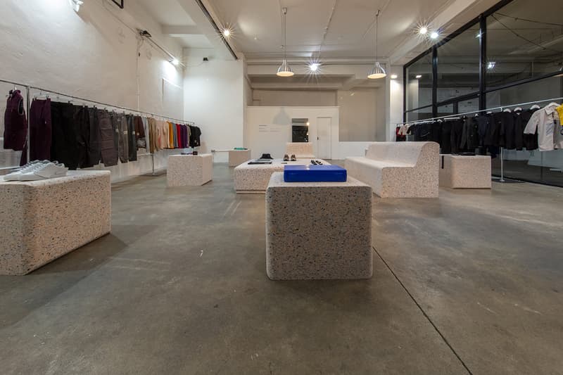 a cold wall samuel ross london fashion week mens pop up inside look runway chroma glare truman brewery products release information shard low sneaker