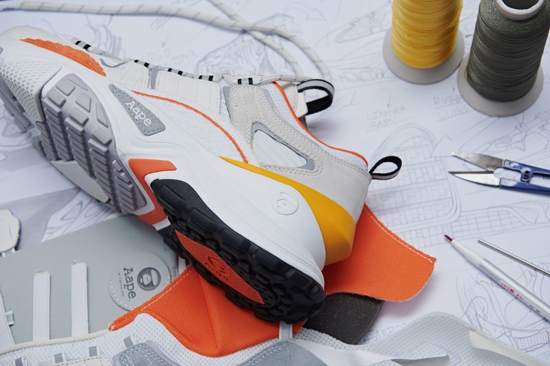 AAPE by A Bathing Ape Dimension SS19 Collection spring summer 2019 bape orange white red blue white black triple black 