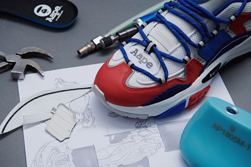 AAPE by A Bathing Ape Dimension SS19 Collection spring summer 2019 bape orange white red blue white black triple black 