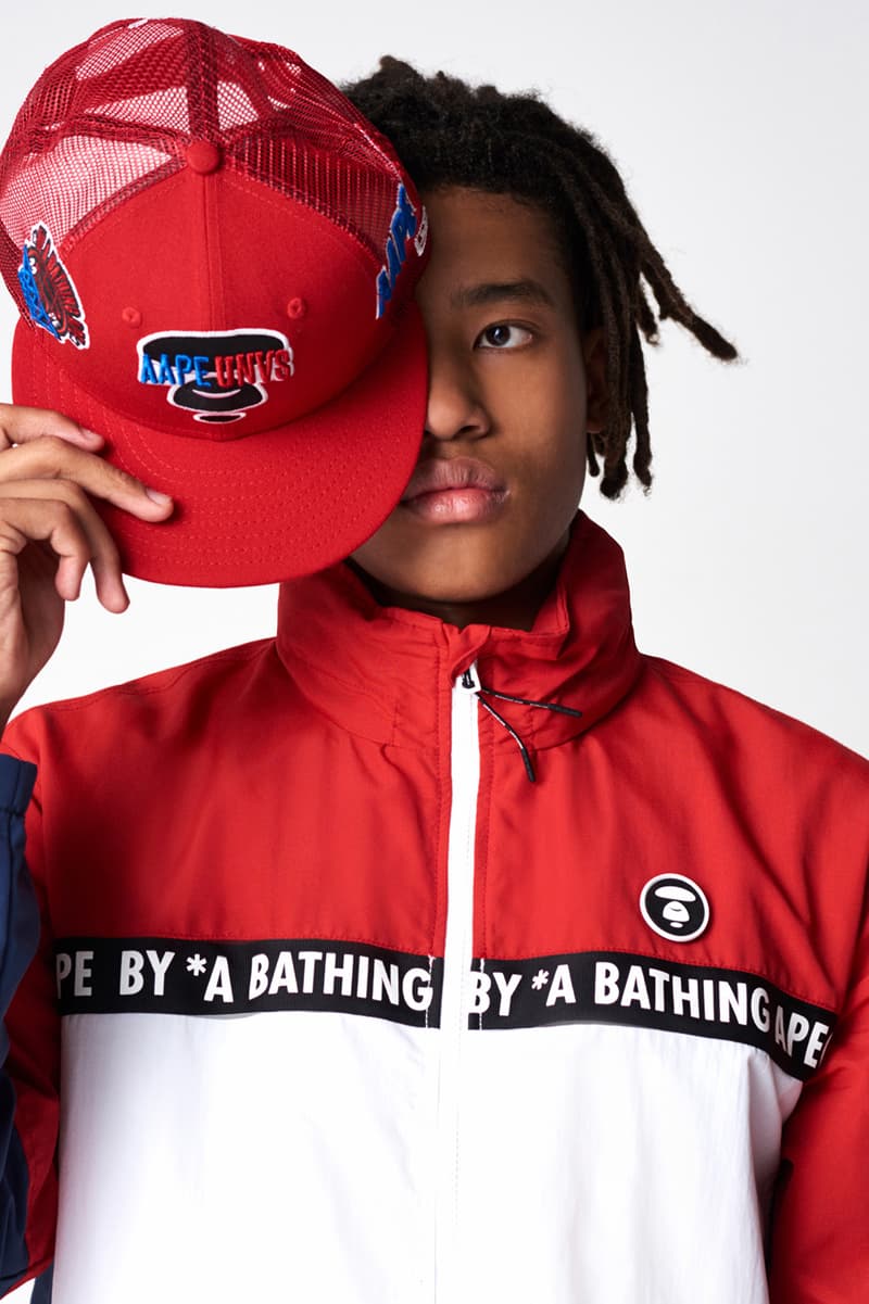 AAPE by A Bathing Ape Summer 2019 Collection lookbooks bape ape head camping black dunk