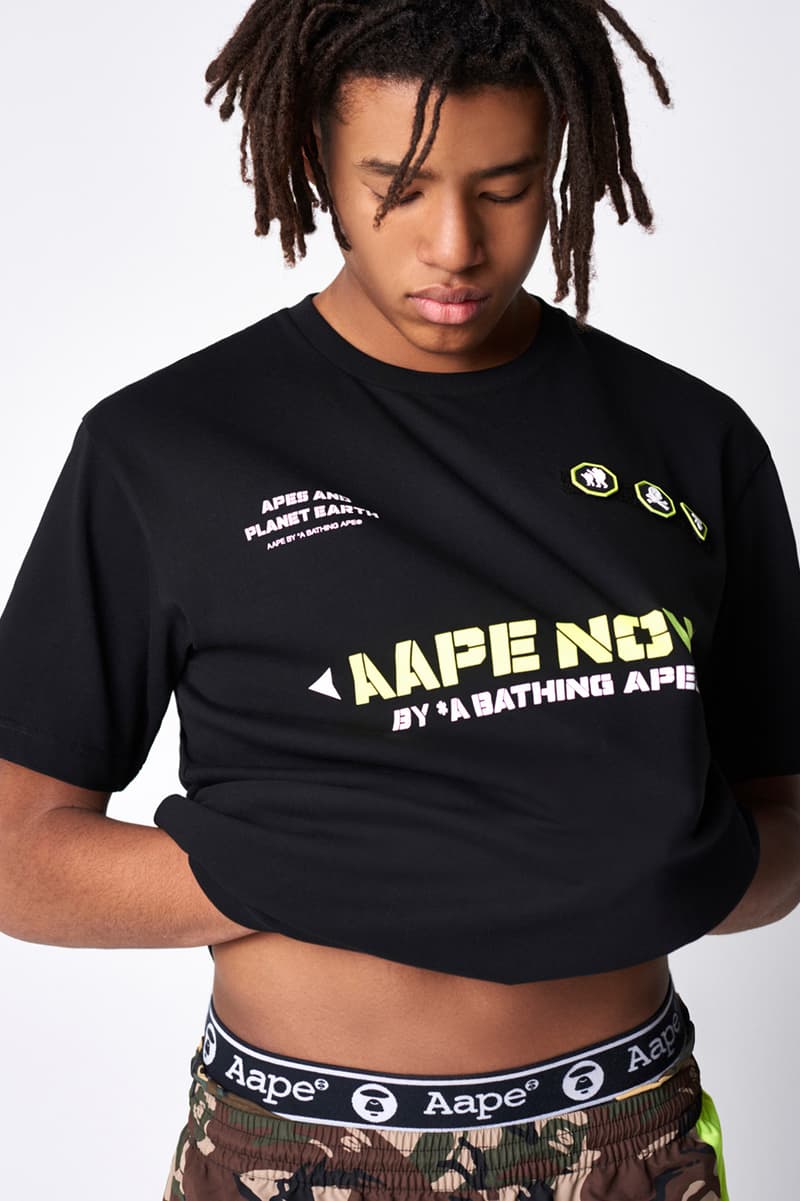 AAPE by A Bathing Ape Summer 2019 Collection lookbooks bape ape head camping black dunk