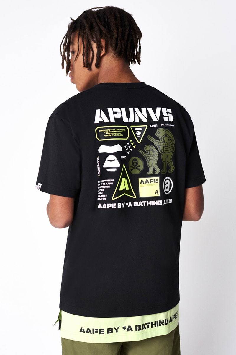 AAPE by A Bathing Ape Summer 2019 Collection lookbooks bape ape head camping black dunk