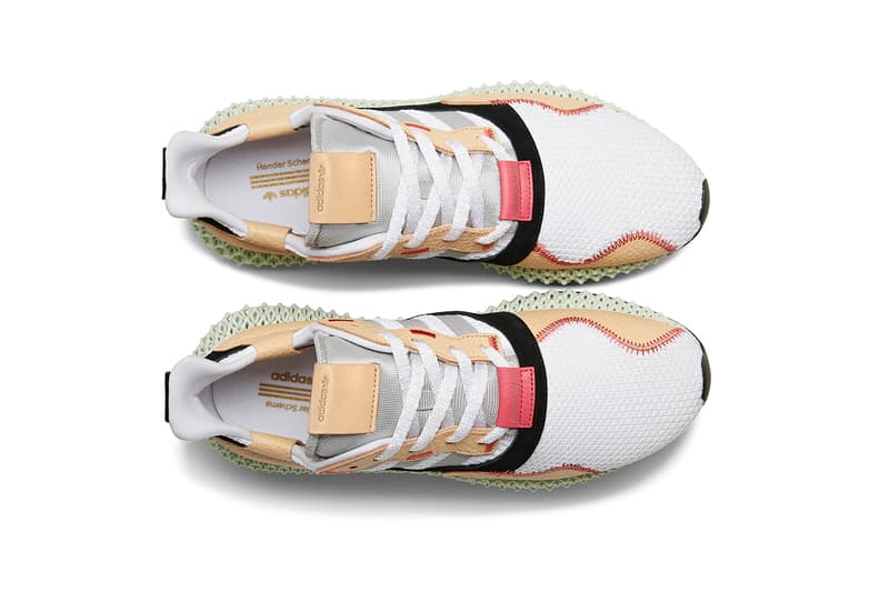 Hender Scheme x adidas Originals ZX 4000 4D Drop release date collaboration june 22 2019 leather 