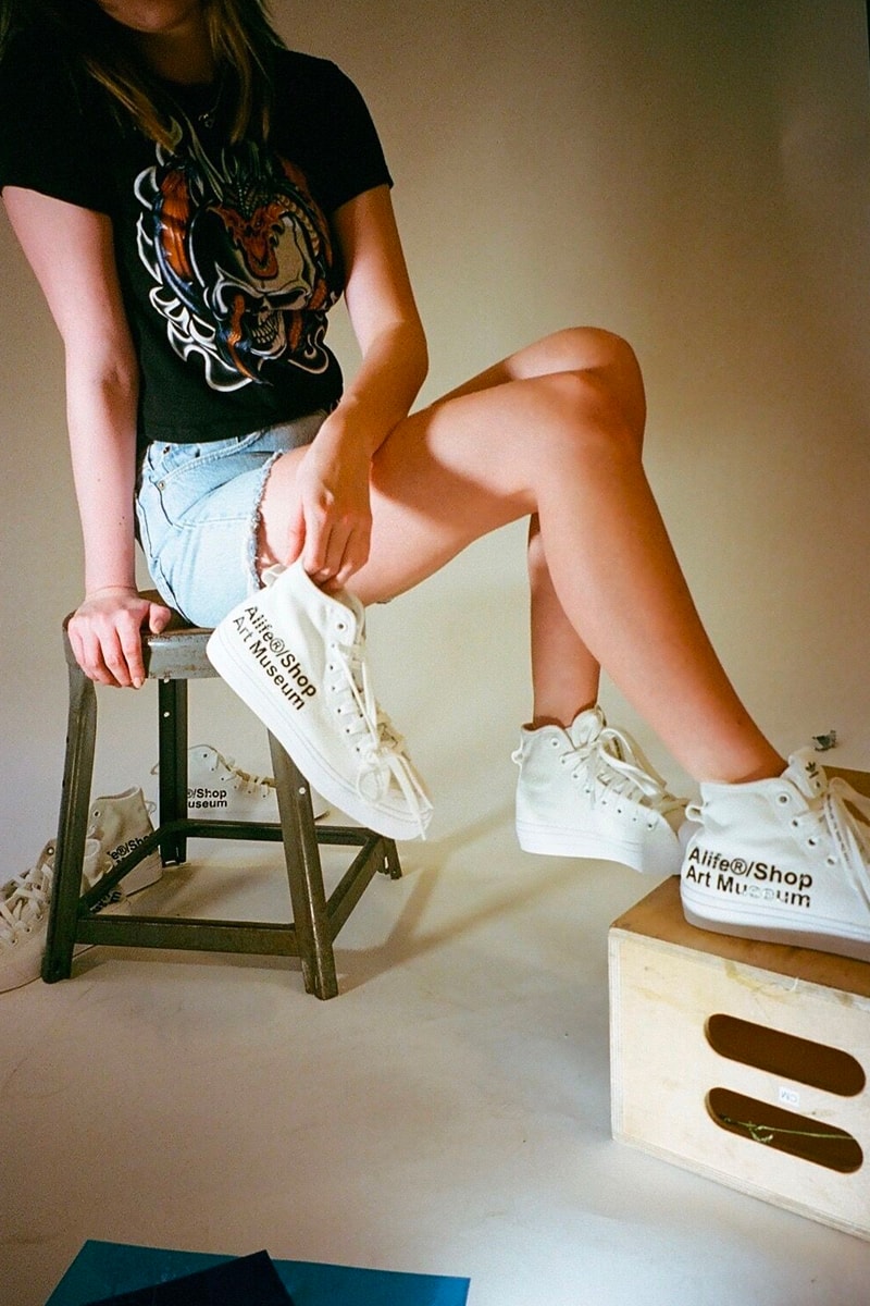 adidas Consortium Alife Nizza Hi Makeover Info NYC new york city streetwear sneakers originals museum shoes artist proof