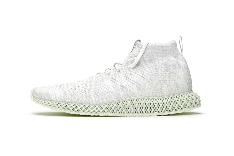 adidas Consortium Runner Mid 4D "White" Limited Edition Sneaker Drop Information Cop Now Release Light Oxygen Sole Unit Technology Futurecraft Primeknit Upper Continental Outsole Three Stripes