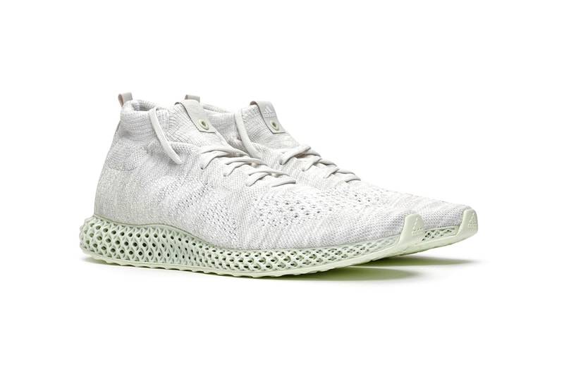 adidas Consortium Runner Mid 4D "White" Limited Edition Sneaker Drop Information Cop Now Release Light Oxygen Sole Unit Technology Futurecraft Primeknit Upper Continental Outsole Three Stripes