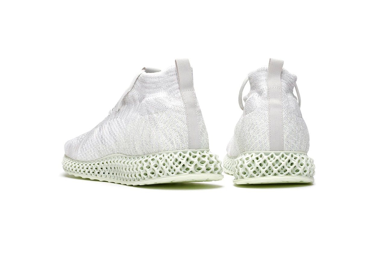 adidas Consortium Runner Mid 4D "White" Limited Edition Sneaker Drop Information Cop Now Release Light Oxygen Sole Unit Technology Futurecraft Primeknit Upper Continental Outsole Three Stripes