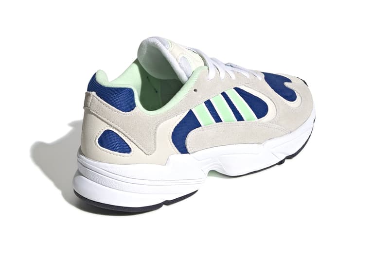 adidas originals yung 1 Core Black Hi Res Yellow Ftwr White Collegiate Royal Solar Green Real Purple vintage heritage footwear sportswear giant german mesh suede 