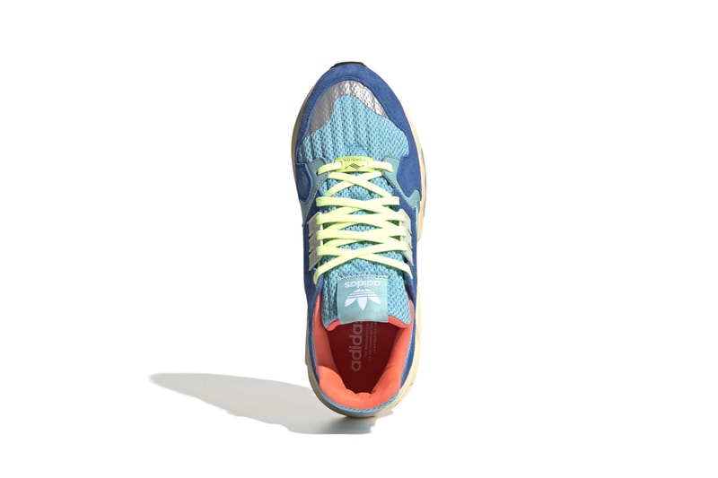 adidas Originals ZX Torsion BOOST Equipped Sneakers Shoes Release Information Drop Date First Look Cop Online Buy Bright Cyan Linen Green Blue Cream Sole Unit Icy Wide Mesh Suede '80s Retro Vintage Silhouette 