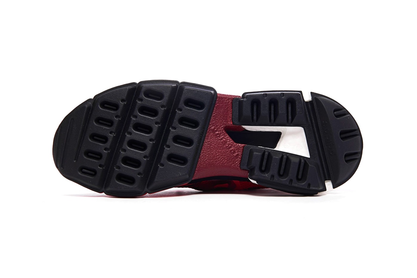 adidas Originals POD S3 2 Scarlet red burgundy wine mesh uppers suede Boost technology sneakers rubber