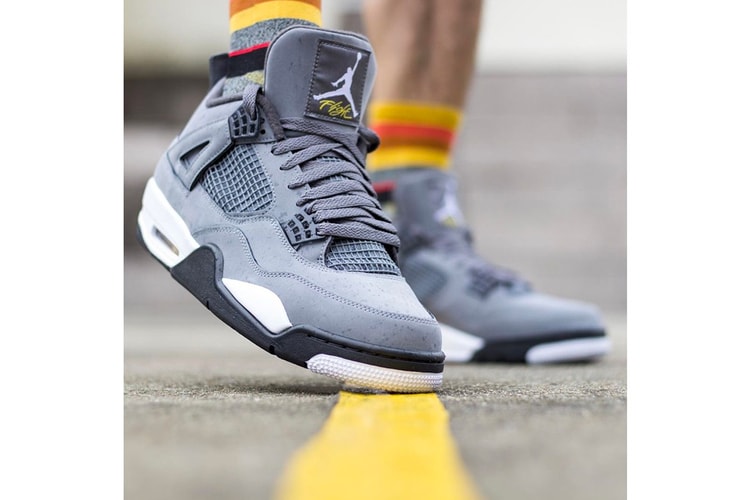 Take an On-Feet Look at the Air Jordan 4 "Cool Grey"