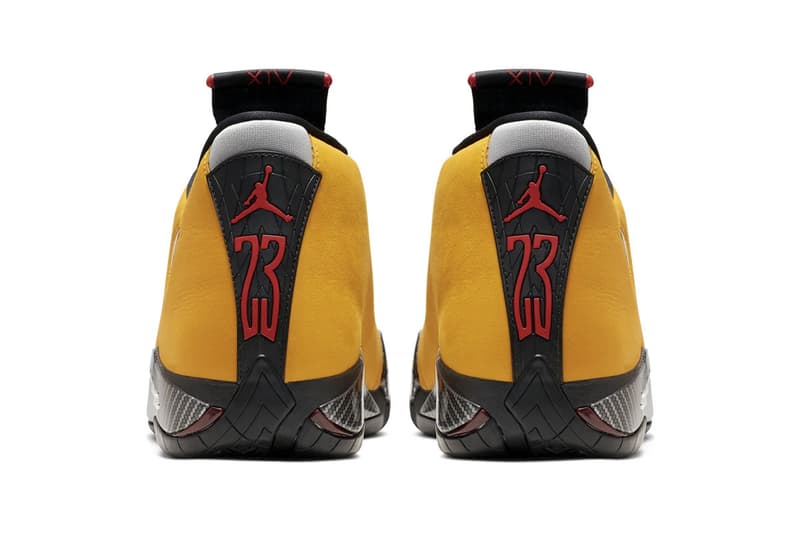 Air Jordan XIV Reversed Ferrari Release Info Brand sneakers jumpman michael jordan sportscar speed racing cars italian university gold