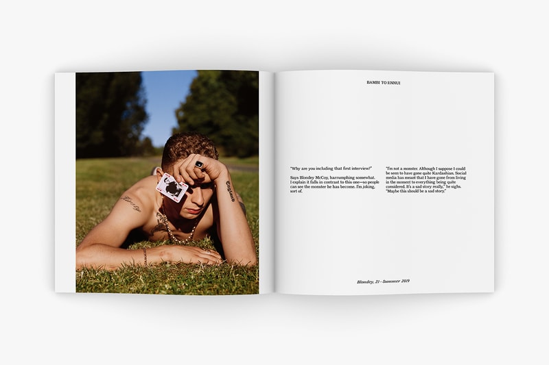 Alasdair McLellan 'Blondey 15-21' Art Book Blondey McCoy Jo-Ann Furniss Text IDEA Ofr Dashwood Books Claire de Rouen Donlon Books Antenne Books Release Information First Look Inside 