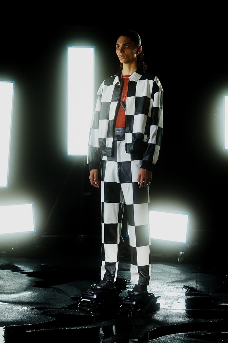 AMBUSH Spring/Summer 2020 SS20 Collection Mens Womens Lookbook Shots Paris Fashion Week Men's Release Yoon Ahn Designed Pieces Racing Automotive Theme Futuristic Sporting