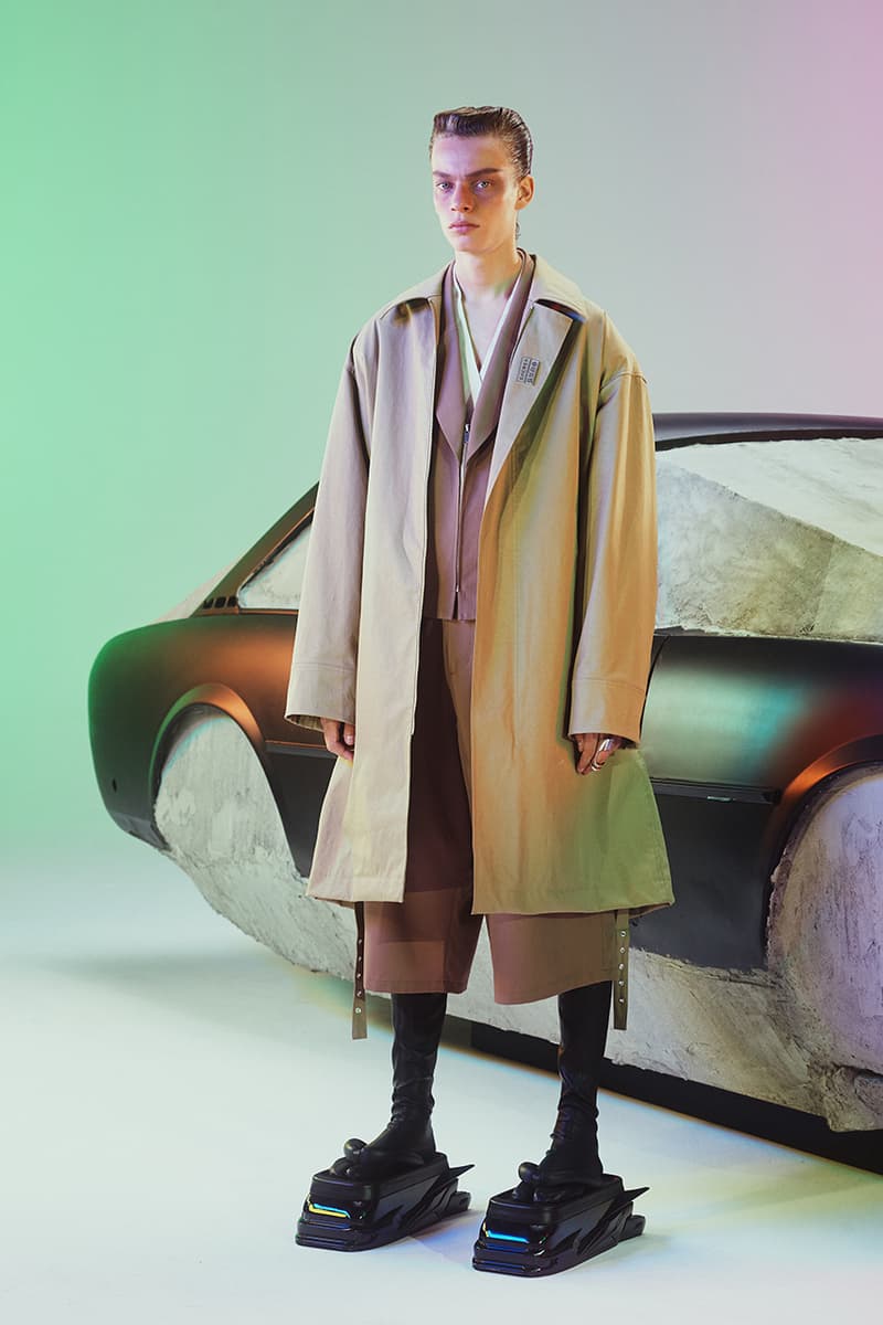 AMBUSH Spring/Summer 2020 SS20 Collection Mens Womens Lookbook Shots Paris Fashion Week Men's Release Yoon Ahn Designed Pieces Racing Automotive Theme Futuristic Sporting