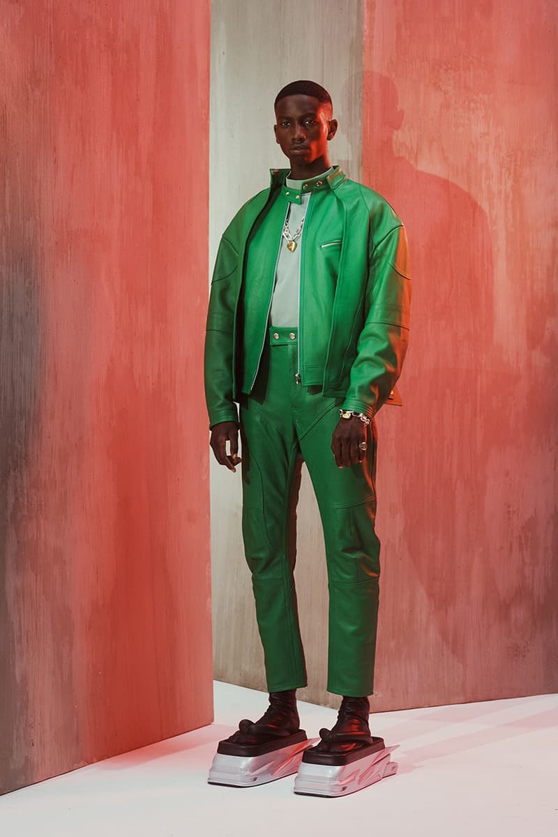 AMBUSH Spring/Summer 2020 SS20 Collection Mens Womens Lookbook Shots Paris Fashion Week Men's Release Yoon Ahn Designed Pieces Racing Automotive Theme Futuristic Sporting