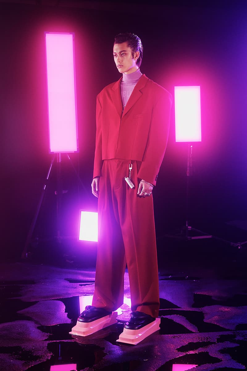 AMBUSH Spring/Summer 2020 SS20 Collection Mens Womens Lookbook Shots Paris Fashion Week Men's Release Yoon Ahn Designed Pieces Racing Automotive Theme Futuristic Sporting