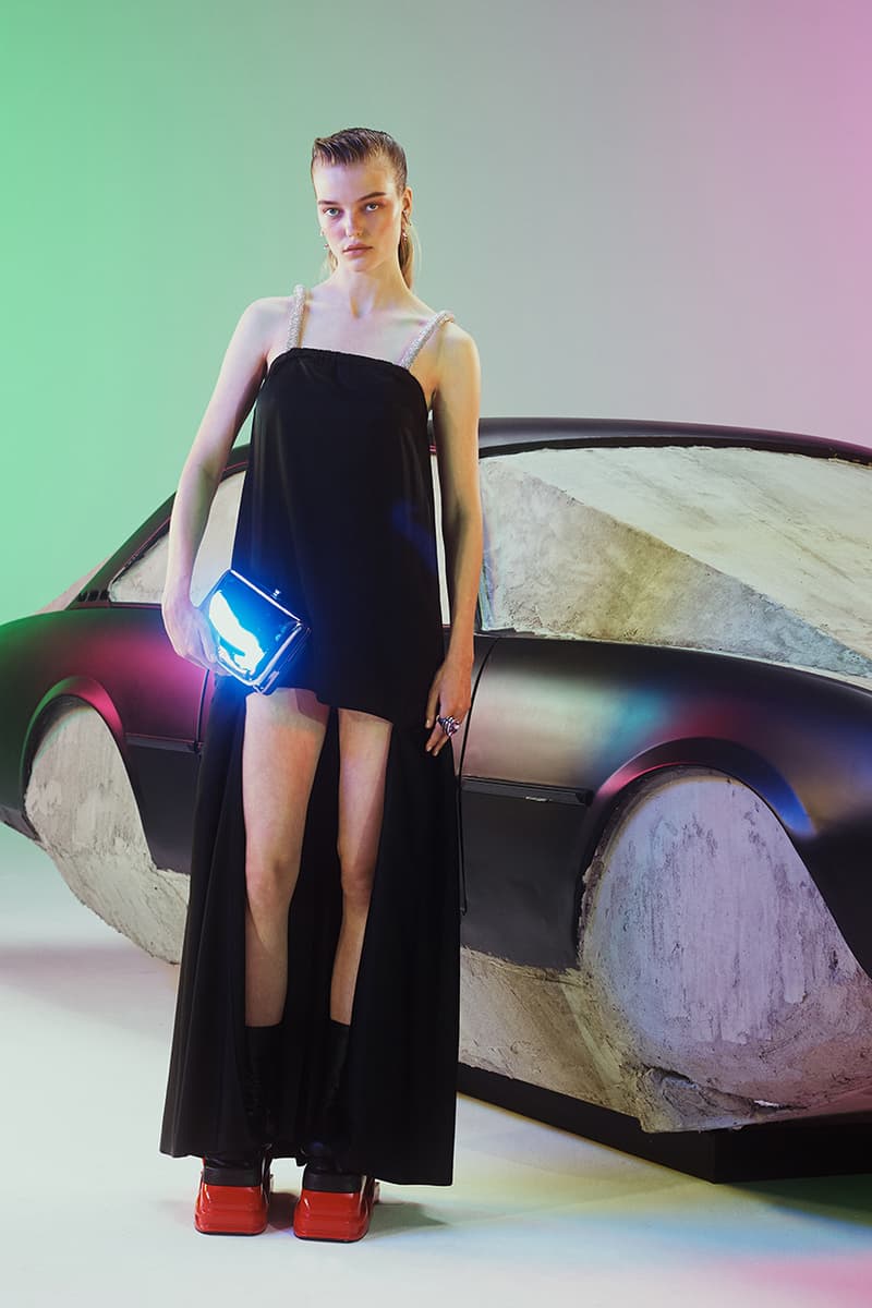 AMBUSH Spring/Summer 2020 SS20 Collection Mens Womens Lookbook Shots Paris Fashion Week Men's Release Yoon Ahn Designed Pieces Racing Automotive Theme Futuristic Sporting