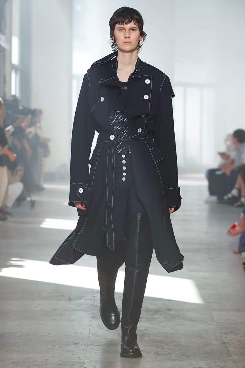 Ann Demeulemeester Spring Summer 2020 Collection sailor Antwerp Port North Sea stripes uniform dock worker seaside nautical naval maritime captain's coat jackets