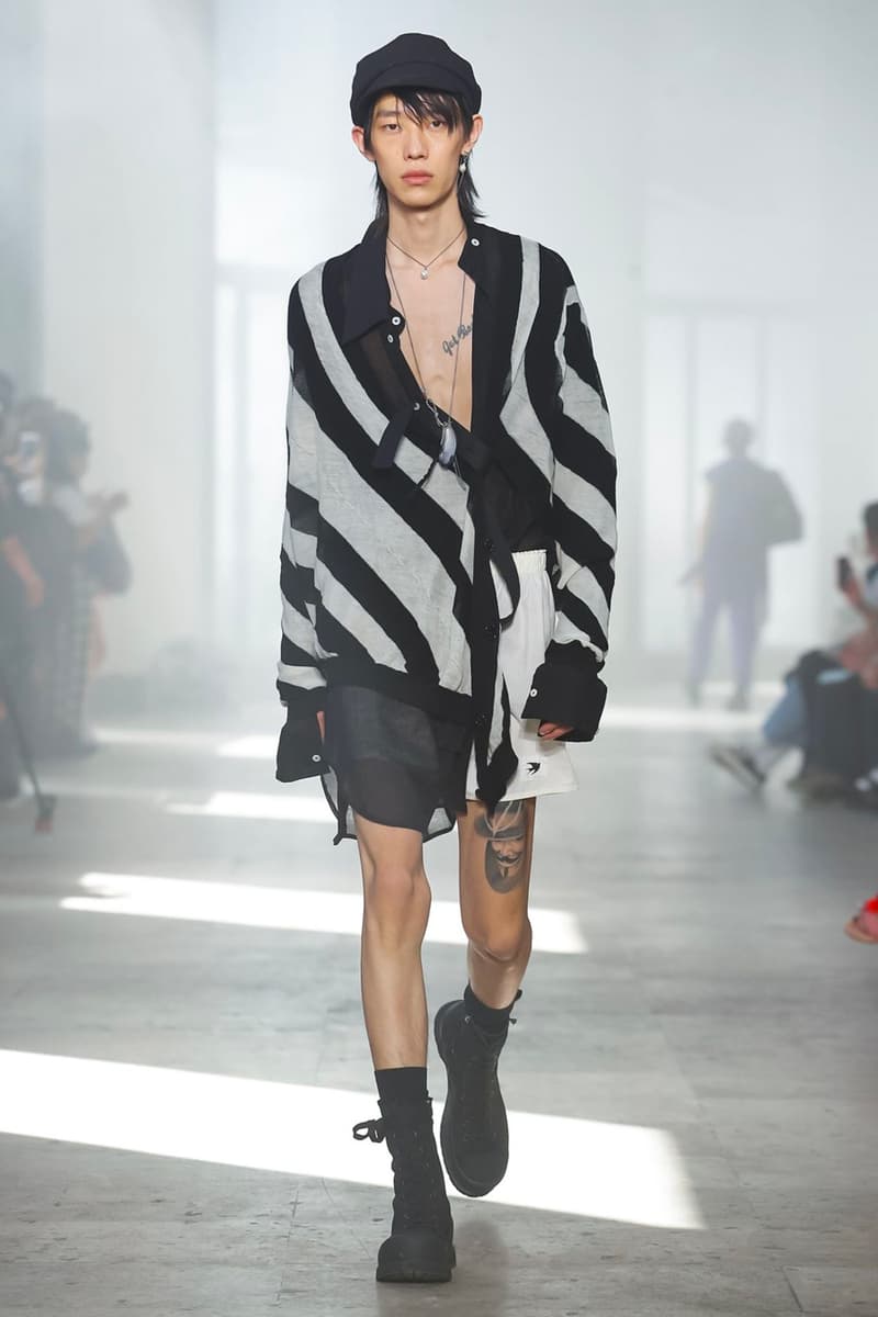 Ann Demeulemeester Spring Summer 2020 Collection sailor Antwerp Port North Sea stripes uniform dock worker seaside nautical naval maritime captain's coat jackets