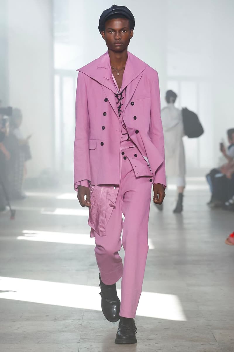 Ann Demeulemeester Spring Summer 2020 Collection sailor Antwerp Port North Sea stripes uniform dock worker seaside nautical naval maritime captain's coat jackets