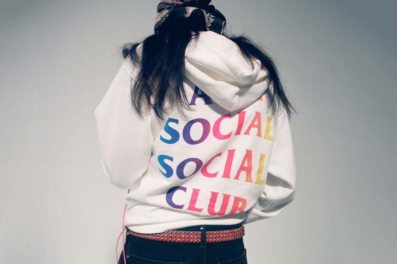 Anti Social Social Club I#39;m Good Hoodie (FW19) White