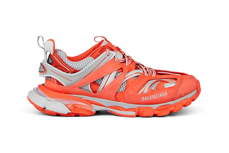 Balenciaga's Track Trainer Lands a Blazing Orange and Grey Colorway