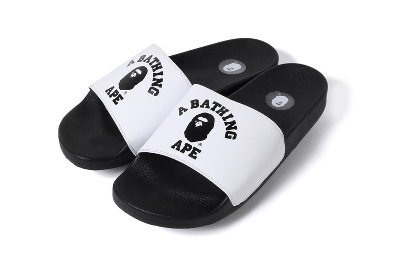 BAPE BAPESTA Slides SS19 Release spring summer 2019 college slides sandals a bathing ape blue red purple black white ape head 