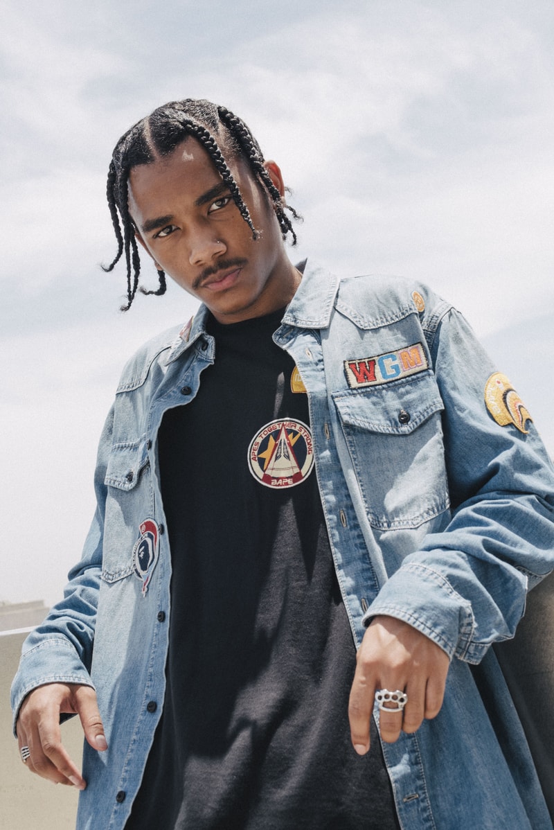 BAPE “THE RETURN OF ICARUS” SS20 Collection a bathing ape lookbooks denim tees t-shirts patch works patches 
