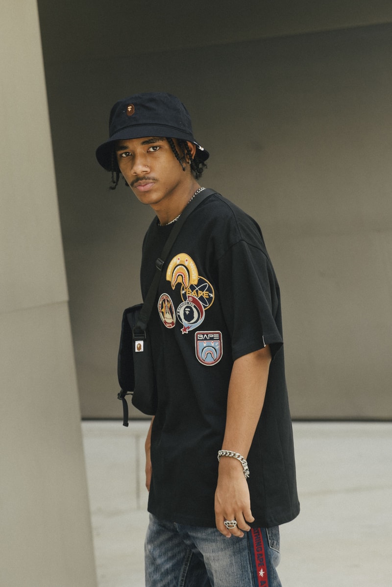 BAPE “THE RETURN OF ICARUS” SS20 Collection a bathing ape lookbooks denim tees t-shirts patch works patches 