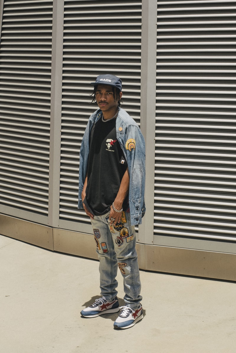 BAPE “THE RETURN OF ICARUS” SS20 Collection a bathing ape lookbooks denim tees t-shirts patch works patches 