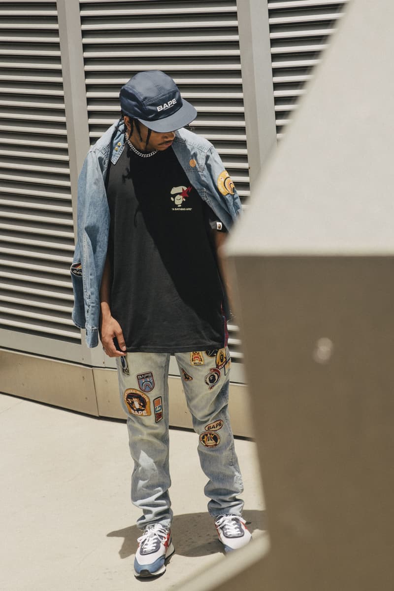 BAPE “THE RETURN OF ICARUS” SS20 Collection a bathing ape lookbooks denim tees t-shirts patch works patches