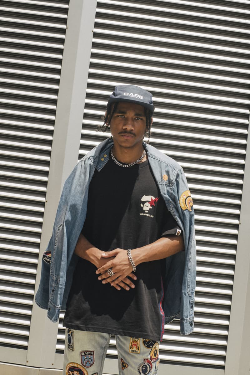 BAPE “THE RETURN OF ICARUS” SS20 Collection a bathing ape lookbooks denim tees t-shirts patch works patches