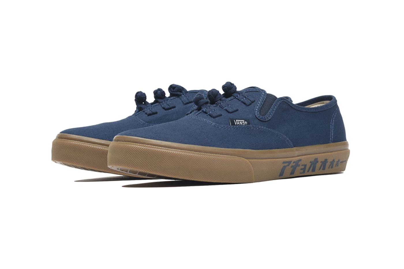 BILLYs Vans Authentic Kung Fu Pack Black White Navy Gum Frog Button Laces Nagoya exclusive kiai midsole slip on Release