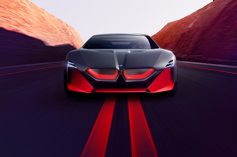 BMW Vision M Next Concept Car Supercar Hypercar Electric 600 BHP Mid Engine German Automotive Design Kidney Grill 0-60 MPH 3 Seconds 186 MPH 