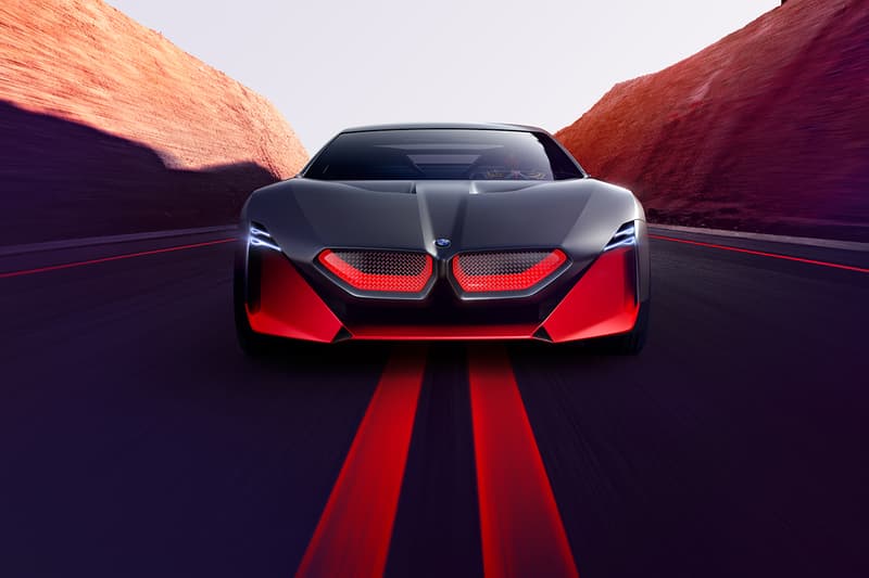 BMW Vision M Next Concept Car Supercar Hypercar Electric 600 BHP Mid Engine German Automotive Design Kidney Grill 0-60 MPH 3 Seconds 186 MPH
