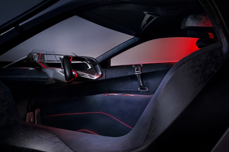 BMW Vision M Next Concept Car Supercar Hypercar Electric 600 BHP Mid Engine German Automotive Design Kidney Grill 0-60 MPH 3 Seconds 186 MPH 