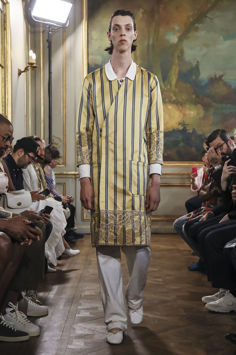 Bode Menswear Spring Summer 2020 SS20 Collection Lookbook Runway Paris Fashion Week Men's Emerging Fashion Brand Emily Bode New York Tailoring 