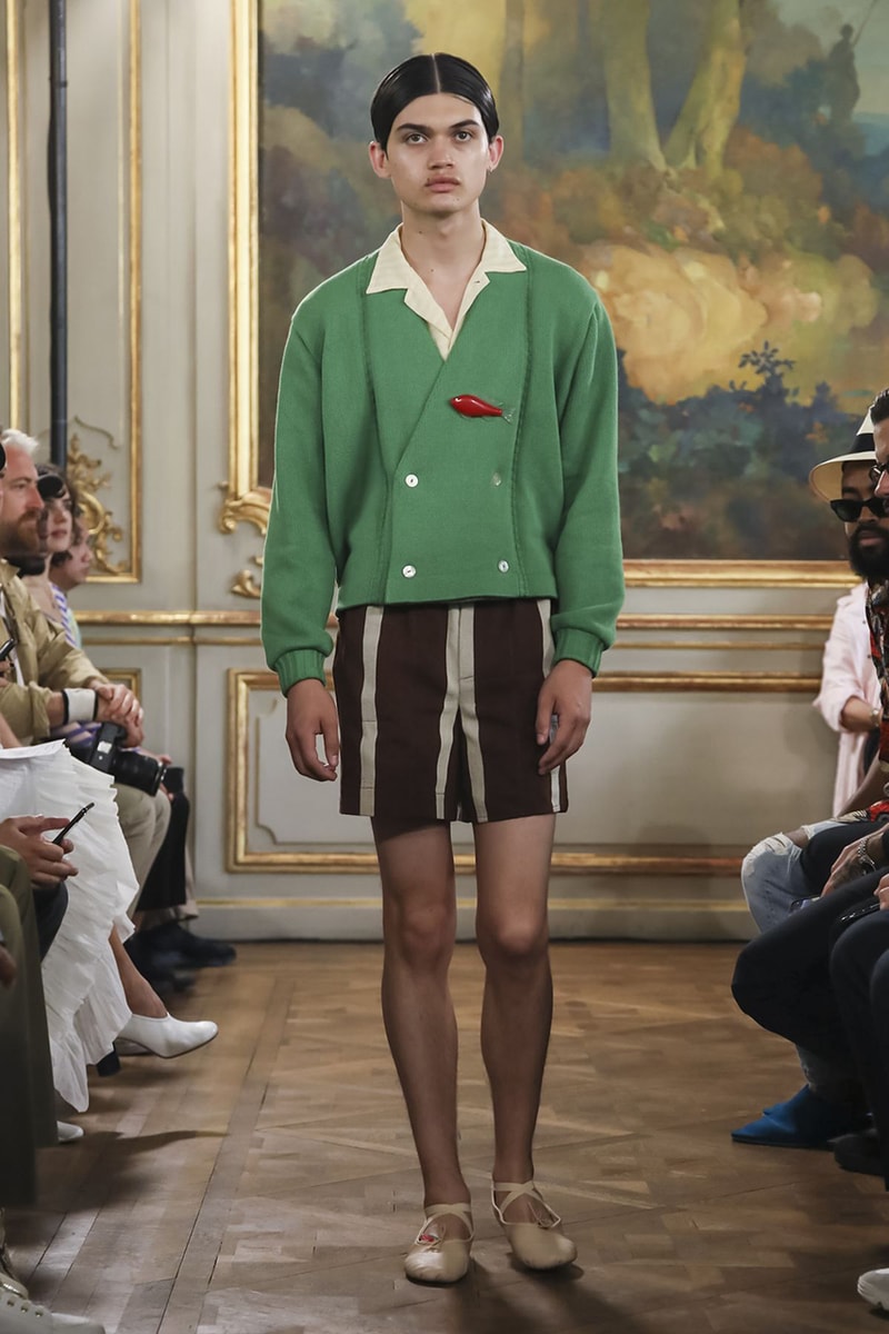 Bode Menswear Spring Summer 2020 SS20 Collection Lookbook Runway Paris Fashion Week Men's Emerging Fashion Brand Emily Bode New York Tailoring 