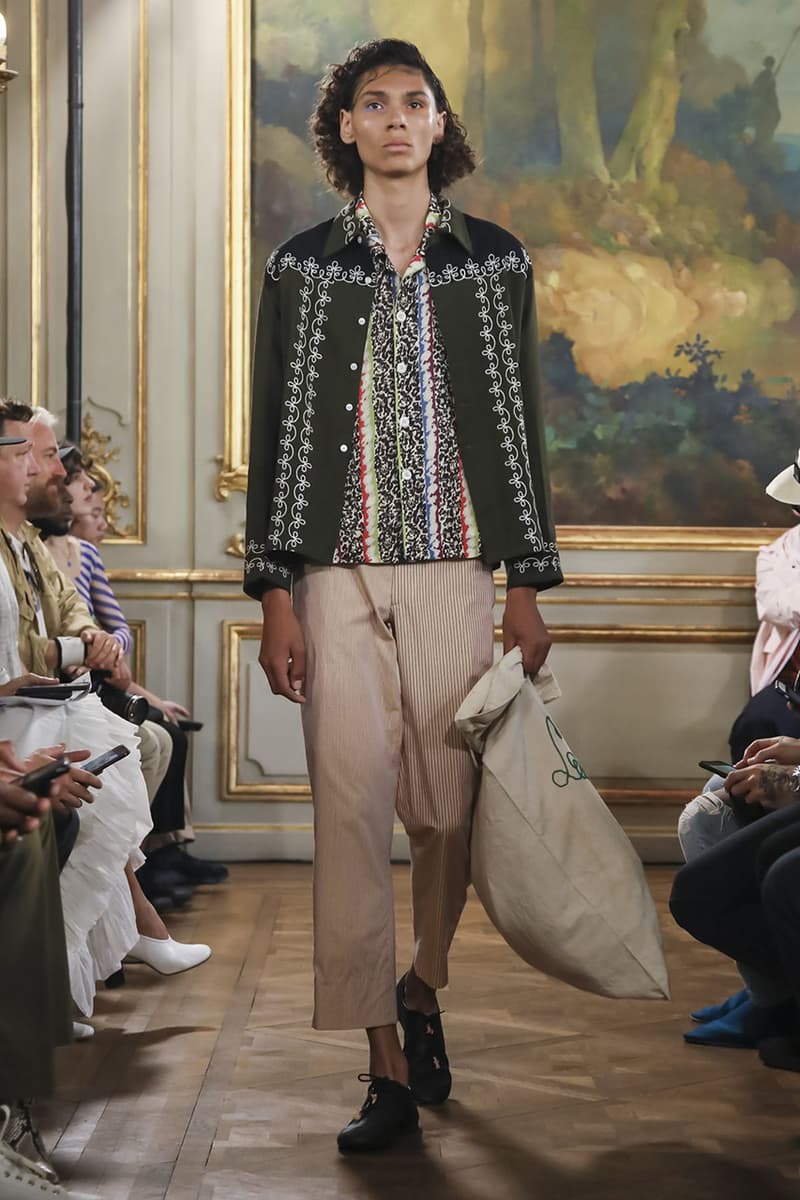 Bode Menswear Spring Summer 2020 SS20 Collection Lookbook Runway Paris Fashion Week Men's Emerging Fashion Brand Emily Bode New York Tailoring 