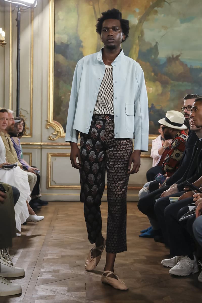 Bode Menswear Spring Summer 2020 SS20 Collection Lookbook Runway Paris Fashion Week Men's Emerging Fashion Brand Emily Bode New York Tailoring