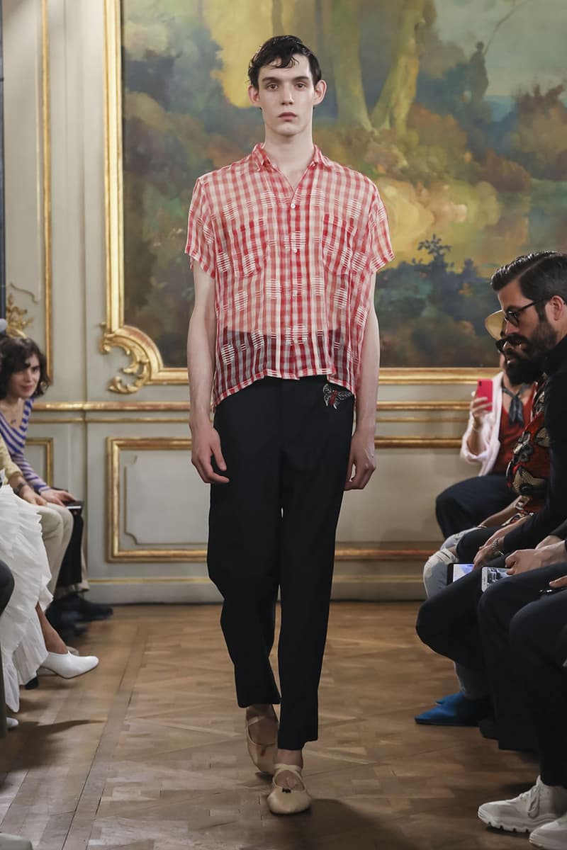 Bode Menswear Spring Summer 2020 SS20 Collection Lookbook Runway Paris Fashion Week Men's Emerging Fashion Brand Emily Bode New York Tailoring