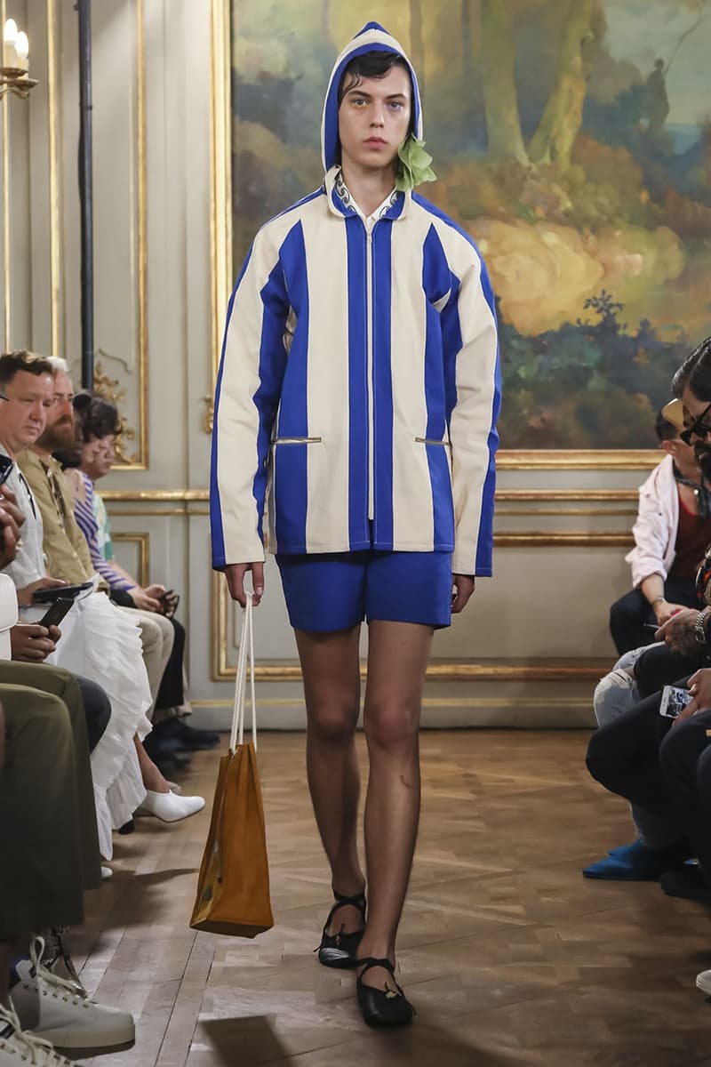 Bode Menswear Spring Summer 2020 SS20 Collection Lookbook Runway Paris Fashion Week Men's Emerging Fashion Brand Emily Bode New York Tailoring