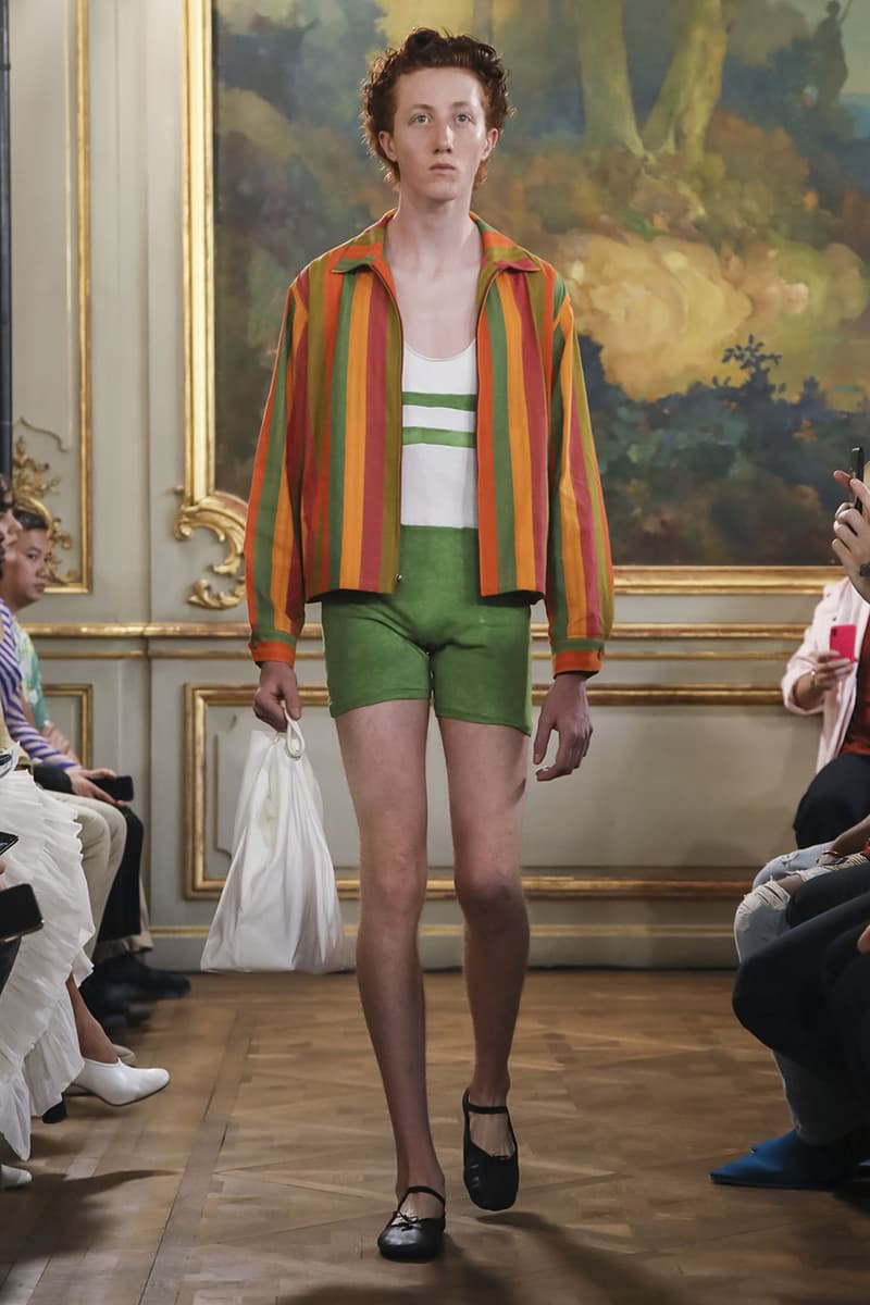 Bode Menswear Spring Summer 2020 SS20 Collection Lookbook Runway Paris Fashion Week Men's Emerging Fashion Brand Emily Bode New York Tailoring