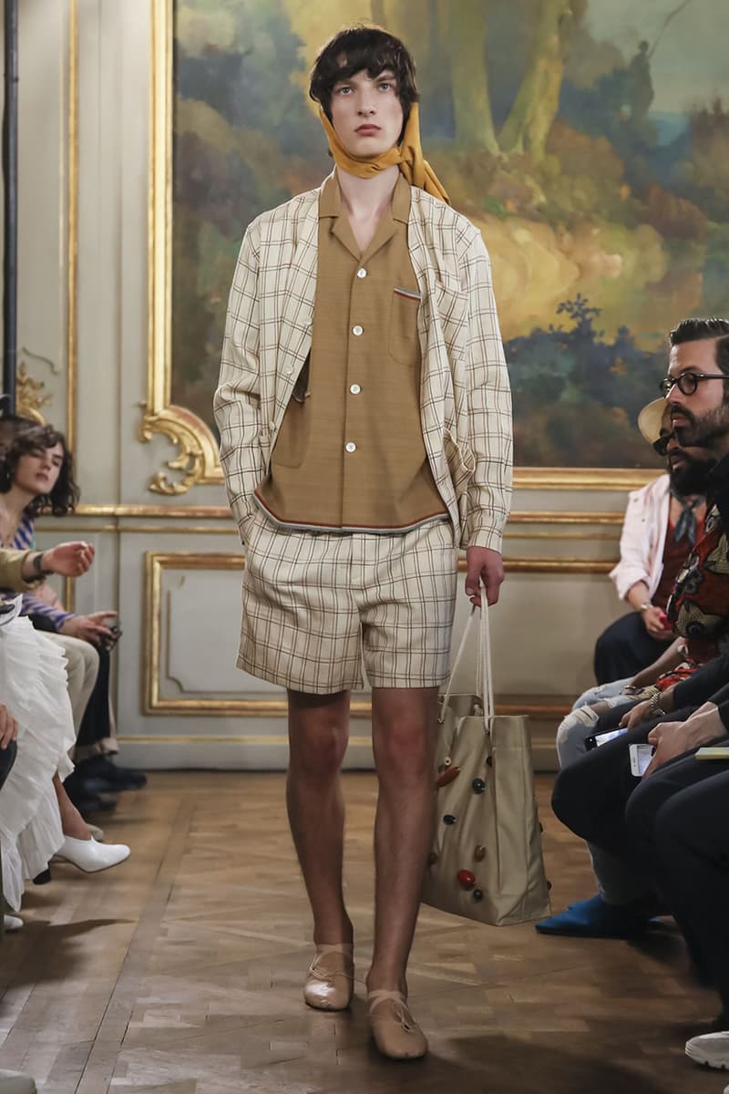 Bode Menswear Spring Summer 2020 SS20 Collection Lookbook Runway Paris Fashion Week Men's Emerging Fashion Brand Emily Bode New York Tailoring