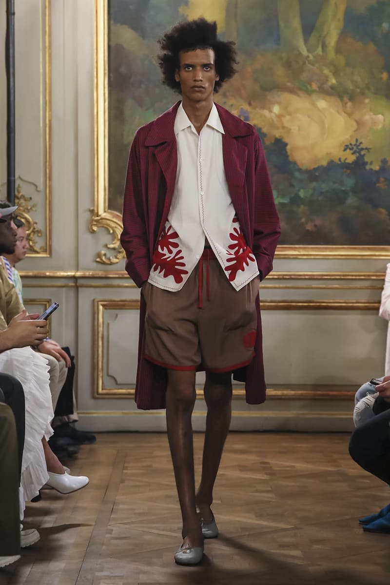 Bode Menswear Spring Summer 2020 SS20 Collection Lookbook Runway Paris Fashion Week Men's Emerging Fashion Brand Emily Bode New York Tailoring